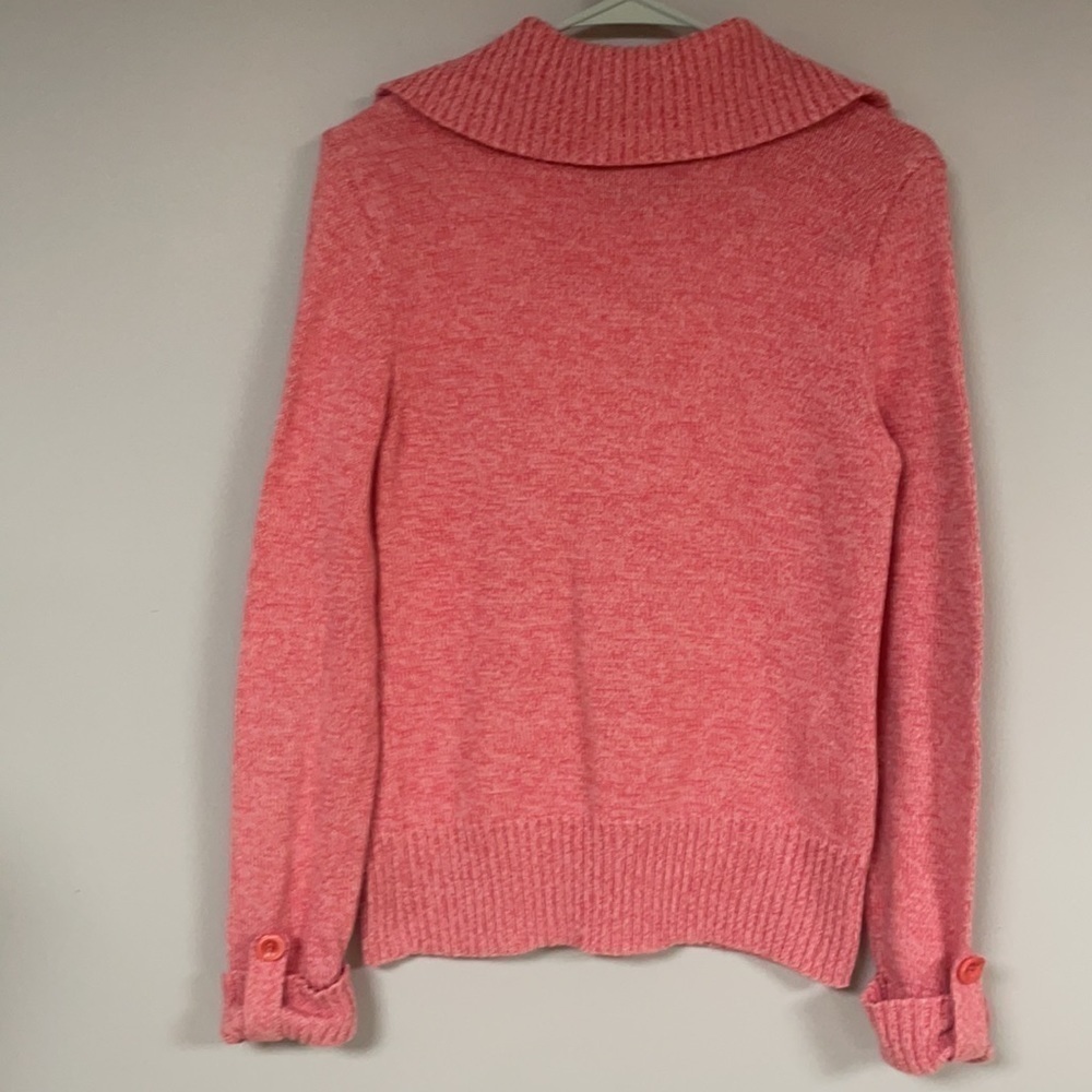 Karen Scott Women's S pullover pink sweater collar - Picture 4 of 7
